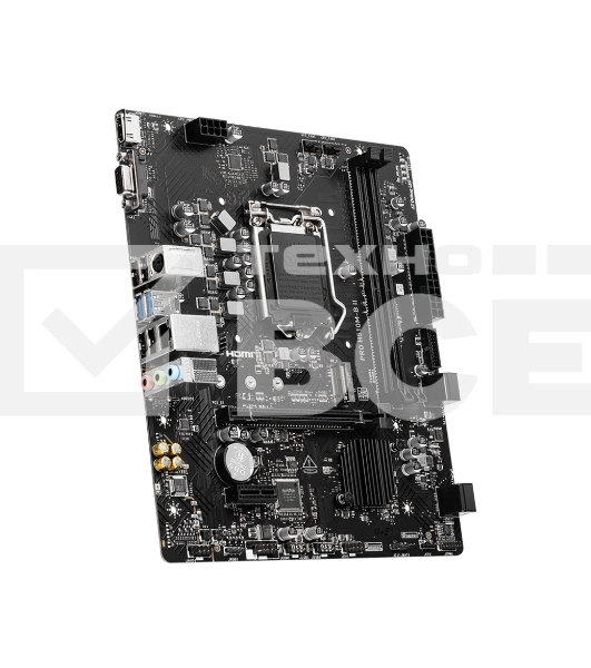Материнская плата MSI PRO-H510M-B-II, LGA 1200, Intel H470, 2xDDR4, 4xSATA, 1xM.2, 1xPCIe x16, 1xPCIe x1, 1xHDMI, 1xVGA, 1x 1Gb LAN, 4xUSB-A 2.0, 2xUSB-A 3.2 Gen 1, 3x3.5 мм, 7.1, mATX