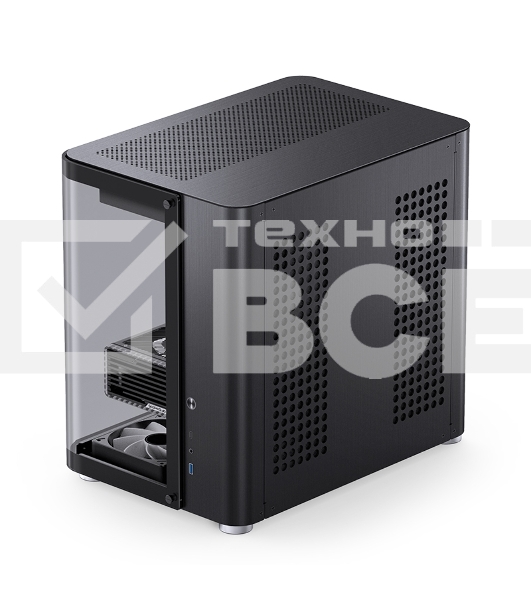 Компьютерный корпус JONSBO TK-2 Black ATX без БП, mini-ITX, micro-ATX, ATX, черный