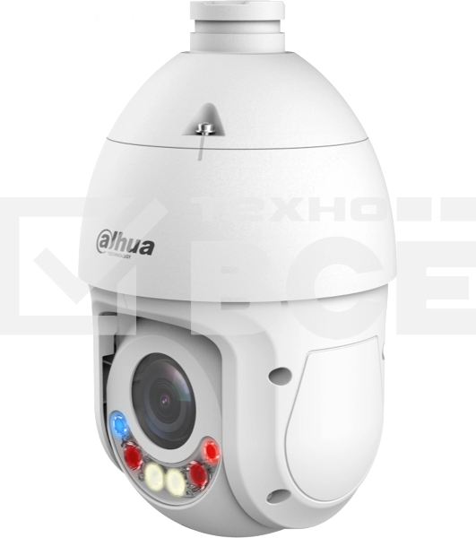 Уличная купольная PTZ IP-видеокамера Dahua DH-SD4E225Gb-HNR-A-PV1 TiOC с активным сдерживанием и ИИ 2Мп, 1/2.8” CMOS, моторизованный объектив 4.8~120мм (25x), видеоаналитика, ИК 100м, LED 50м, IP66