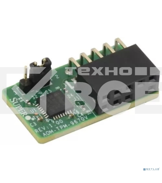 Модуль Supermicro AOM-TPM-9670V, SPI capable TPM 2.0 with Infineon 9670 controller