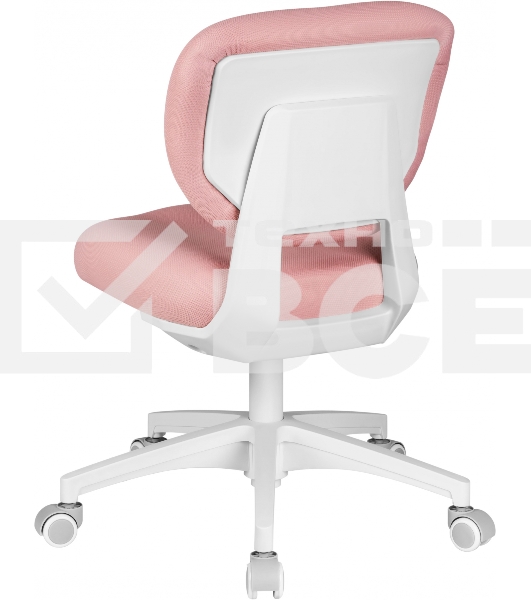 Кресло детское Cactus CS-CHR-3594PK розовый крестов. пластик белый