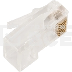 Коннектор RJ45 тип EZ, 8P8C, UTP, Cat.5e, универсальный, со вставкой, покрытие 50 микрон,100 шт., фото4