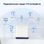 Система Mercusys MESH AC1900 Whole Home Mesh Wi-Fi System, 3× Internal Antennas, 3×GB ports (WAN/LAN) (2-pack), фото15