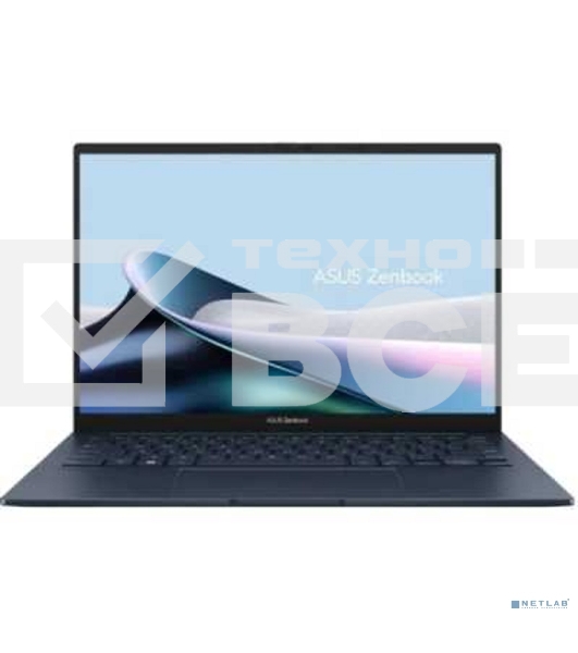 Ноутбук ASUS Zenbook 14 Special UX3405CA-PP679 Intel Core Ultra 9 285H/LPDDR5X 32Gb/1Tb SSD/Intel Arc Graphics/14' 3K (2880 x 1800) OLED 16:10,WiFi 7+BT 5.4/Without OS/1.20 kg/Ponder Blue