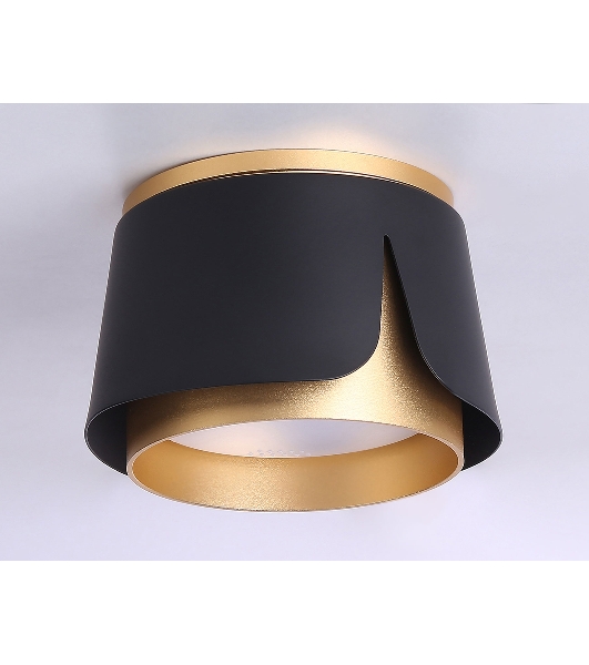 Светильник Ambrella light TN71222 BK/GD черный/золото GX53 D100*66