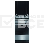 Плита газовая Hansa FCGX62020 серебристый, конфорок 4 шт, духовка 56 л, 60 см x 85 см x 60 см, фото 1