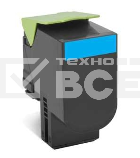 Картридж Lexmark CX510 4K Голубой Return Program