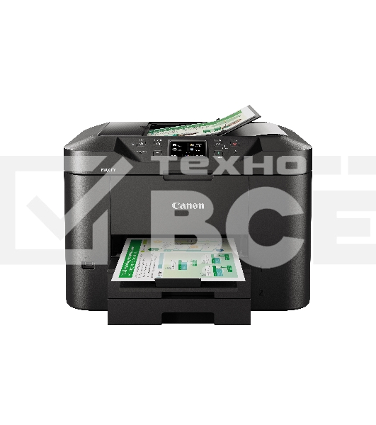 МФУ струйный Canon MAXIFY MB2740, A4, цветной, печ. до 24 стр/мин. (ч/б) 15.5 стр/мин. (цвет), скан. до 18.5 стр/мин (ч/б) 15.5 стр/мин (цет), 600 x 1200 dpi (печать), 1200x1200dpi (скан.), USB, RJ-45, Wi-Fi