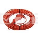 Удлинитель-шнур PROconnect ПВС 2х0.75, 20 м, б/з, 6 А, 1300 Вт, IP20, оранжевый (Сделано в России), фото2