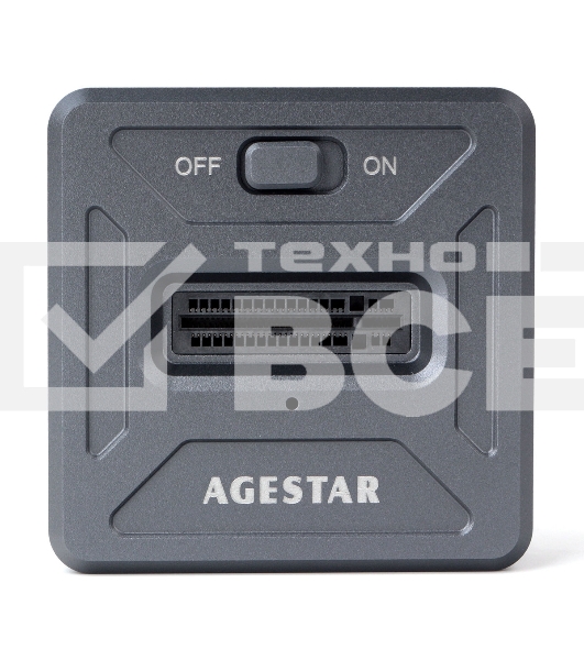 Док Станция SSD M.2 NVME AgeStar 31CBNV1C (GRAY) серый