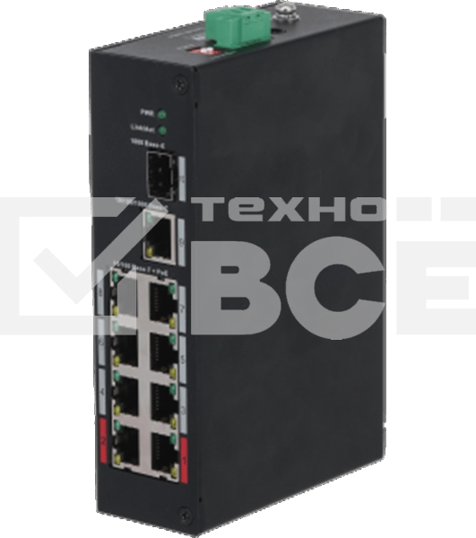 Коммутатор Dahua DH-PFS3110-8ET-96 неуправляемый