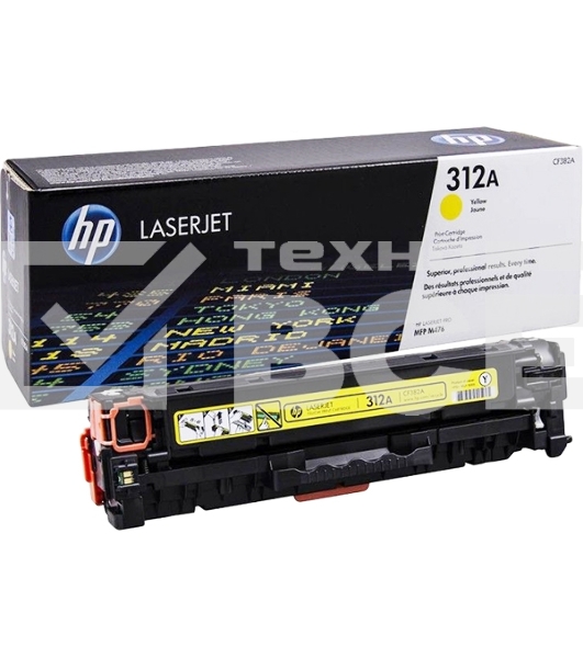 Тонер Картридж HP 312A CF382A желтый для HP CLJ Pro M476 (2400 стр.)