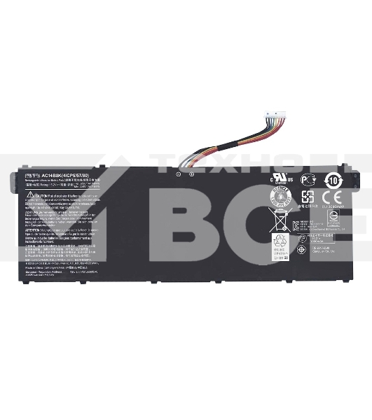 Аккумуляторная батарея для ноутбука Acer Aspire E3-111 (AC14B8K) 15.2V 3090mAh 46Wh