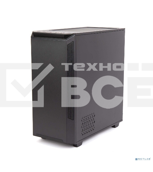 Компьютерный корпус Hiper PB81 черный без БП ATX 3x120мм 2xUSB2.0 2xUSB3.0 audio bott PSU