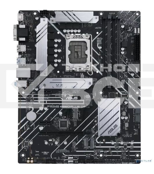Материнская плата ASUS PRIME B660-PLUS D4, Socket LGA 1700, Intel B660, 4xDDR4, 4xSATA, 3xM.2, 1xPCIe 4.0 x16, 1xPCIe 3.0 x4, 1xHDMI, 1xDP, 1xVGA, 1x 1Gb LAN, 1xUSB-C 3.2 Gen 2x2, 2xUSB-A 3.2 Gen 2, 1xUSB-A 3.2 Gen 1, 2xUSB-A 2.0, 7.1, ATX