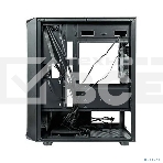 Компьютерный корпус Minitower mATX Eurocase 00-01003411 M205 4ARGb черный без БП закаленное стекло USB 3.0, фото3