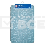 Коврик для ванной Еврогарант Pietra, 50х80 см, аквамарин, память формы, фото5