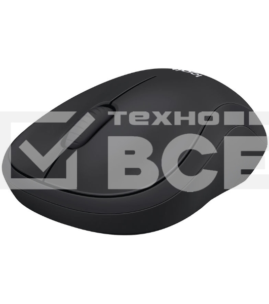 Мышь беспроводная Logitech M221 SILENT черный, 1000 dpi, радиоканал, USB, кнопки - 3