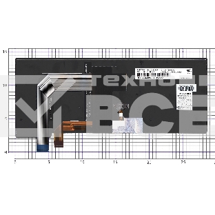 Клавиатура для ноутбука Lenovo Thinkpad T460S T470S черная с подсветкой