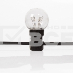 Гирлянда Neon-night LED Galaxy Bulb String 10м, черный каучук, 30 лампx6 LED теплый белый, влагостойкая IP65, фото10