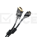 Кабель HDMI to DVI-D (19M -25M) 2м, TV-COM, 2 фильтра <LCG135F-2M>, фото8