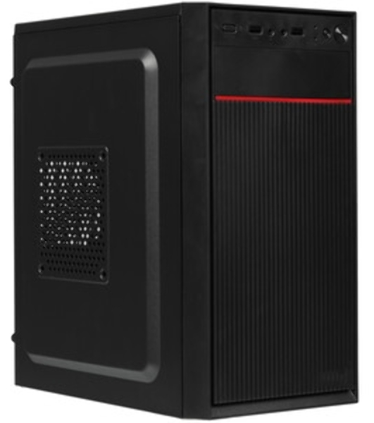 Компьютерный корпус Minitower ExeGate BAA-113-AAA400 (mATX, БП AAA400 с вент. 8см, 2*USB, аудио, черный)