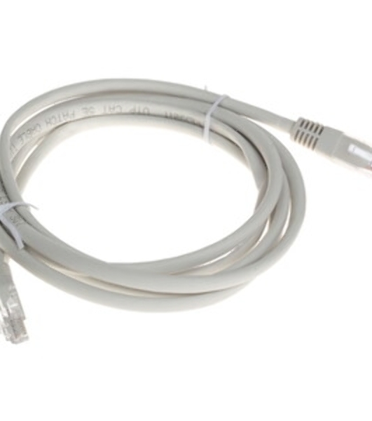 Патч-корд Rexant U/UTP, cat.5e, RJ45-RJ45, 26AWG, ZH нг(А)-HF, серый, 2м