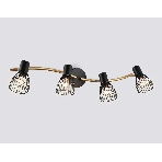 Светильник Ambrella light TR8662/4 BK/GD черный/золото E14/4 max 60W 760*100*170, фото6