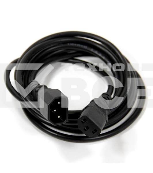 Кабель монитор - компьютер 220V (UPS -> устройство) VCOM <VDE> 3G*0.75mm (CE001-CU) 3м