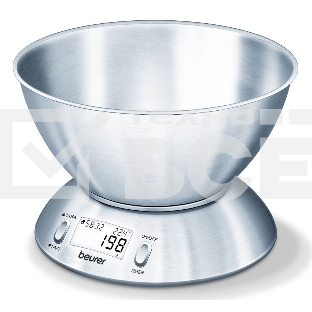 Весы кухонные электронные Beurer KS54 макс.вес:5кг серебристый