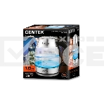 Чайник Centek CT-0059 London, стекло, 1.8л, 2200Вт, LED-подсветка, отделка нерж., фото7