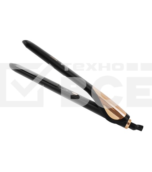 Выпрямитель для волос Centek CT-2023 <25Вт> LED, пластины <85х22 мм> с керам. покрытием, быстр нагрев до 220°
