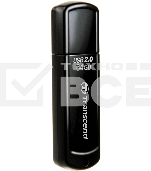 Флэш Диск Transcend USB Drive 64Gb JetFlash 350 TS64GJF350 {USB 2.0}