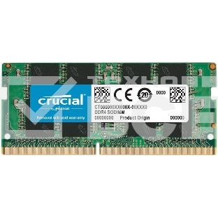 Оперативная память Crucial, DDR4, 16GB (1x16 GB), 2666 MHz, CL19, SO-DIMM
