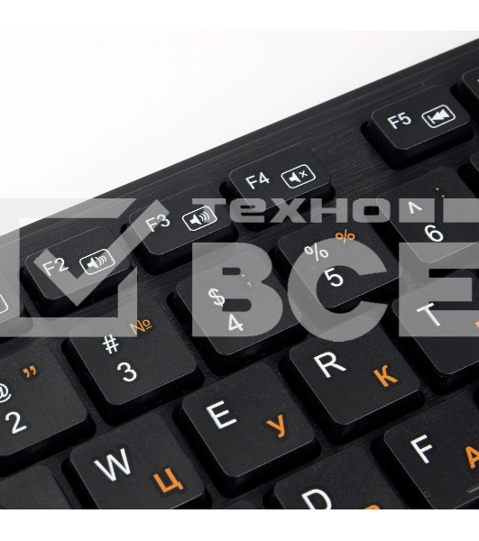 Клавиатура Gembird KB-8360U проводная, USB, черный