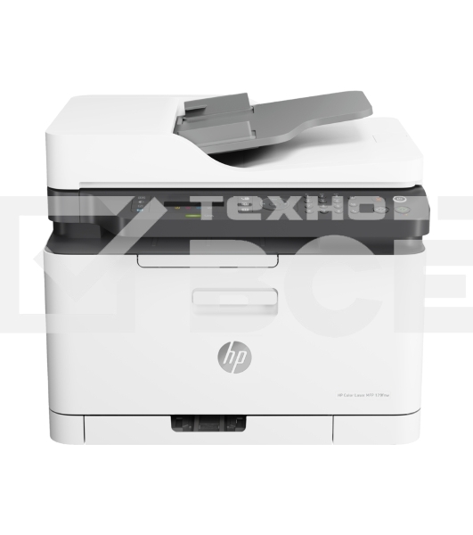 МФУ лазерный HP Color LaserJet 179fnw (4ZB97A), А4, цветной, печ. до 18 стр/мин. (ч/б) до 4 стр/мин. (цвет), скан. до 15 стр/мин. (ч/б) 6 стр/мин. (цвет), 600x600dpi, USB, RJ-45, Wi-Fi, Air Print, Mopria