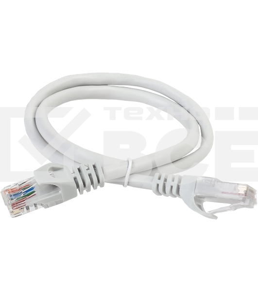 Патч-корд кат.5е UTP 2м сер. GENERICA ITK PC01-C5EU-2M-G