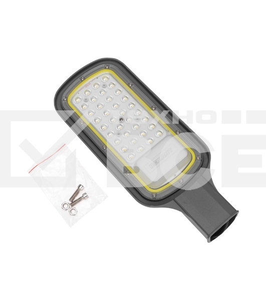 Светильник светодиодный консольный ДКУ 03-30-5000К-Ш-C IP65 черный Rexant