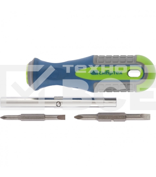 Отвертка СИБРТЕХ комбинированная SL5,0 / Ph1, SL6,0 / Ph2 Сибртех 13377