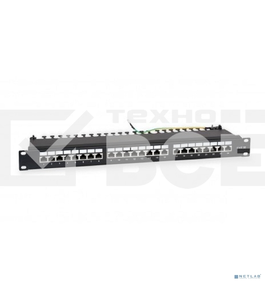 Патч-панель Hyperline WRLine WR-PL-24-C5E-SH-D 19