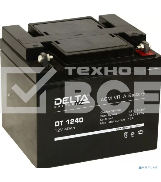 Батарея Delta DT 1240 (12V, 40Ah)