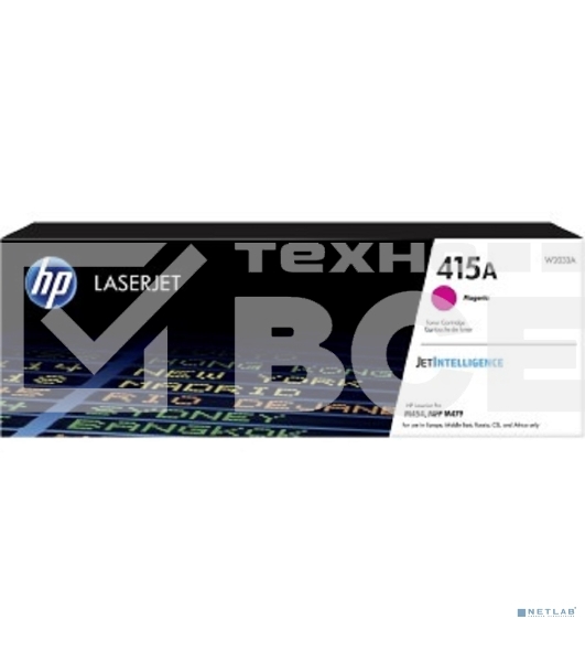 Картридж лазерный HP 415A W2033A пурпурный для HP HP LJ M454/MFP M479 (2100стр.)