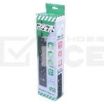 Бытовой удлинитель PowerCube, 3р с/з вык.,3USB, 3500 Вт, 16А, 1.9 м, 3*1,0 (черный) PC-6B-2M, фото7