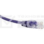 Патч-корд Premier PP12-1.5M/V 1000Гбит/с UTP 4 пары cat.5E CCA molded 1.5м фиолетовый RJ-45 (m)-RJ-45 (m), фото 1