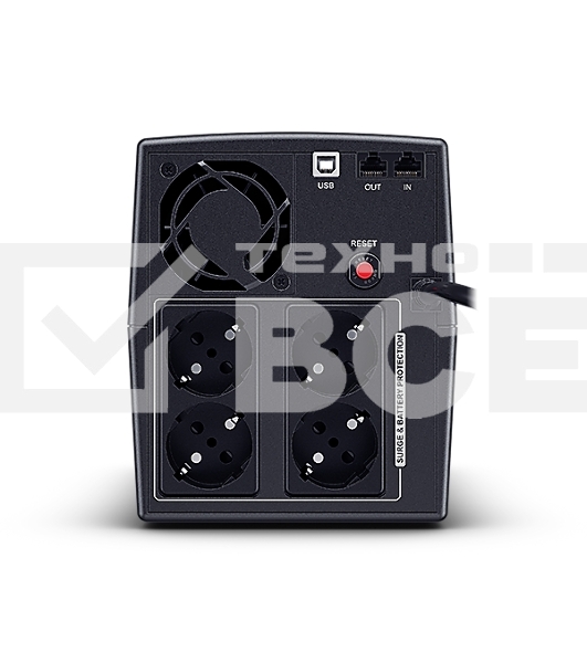 Источник бесперебойного питания CyberPower UT1500EG Line-Interactive 1500VA/900W USB/RJ11/45/USB charger A/C