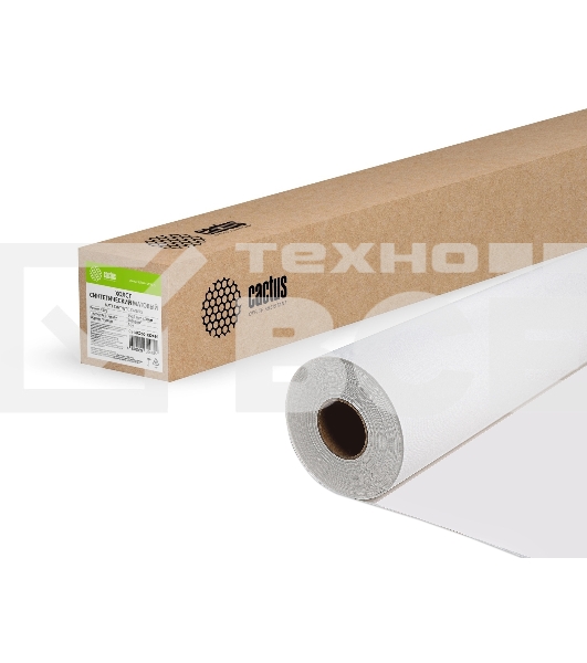 Холст Cactus CS-MC260-152430 A0+ 1524мм-30м/260г/м2/белый матовое синтетика для струйной печати втулка:50.8мм (2