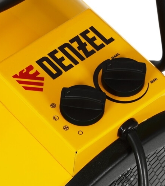 Тепловая пушка Denzel SFH-9000 400 В, 720 м3/ч, 3 реж. вентилятор, 6000/9000 Вт