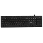 Клавиатура проводная Acer OKW122, USB, черный, фото11