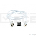 Кабель Cablexpert магнитный USB 2.0 CC-USB2-AMLMM-1M, AM/ iPhone lightning, магнитный кабель, 1м, алюминиевые разъемы, коробка, фото4