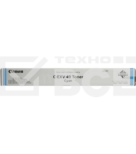 Картридж лазерный Canon C-EXV49C (8525B002) голубой (19 000 стр.) для Canon imageRUNNER ADVANCE серий C3300, C3500, DX C3700, DX C3800